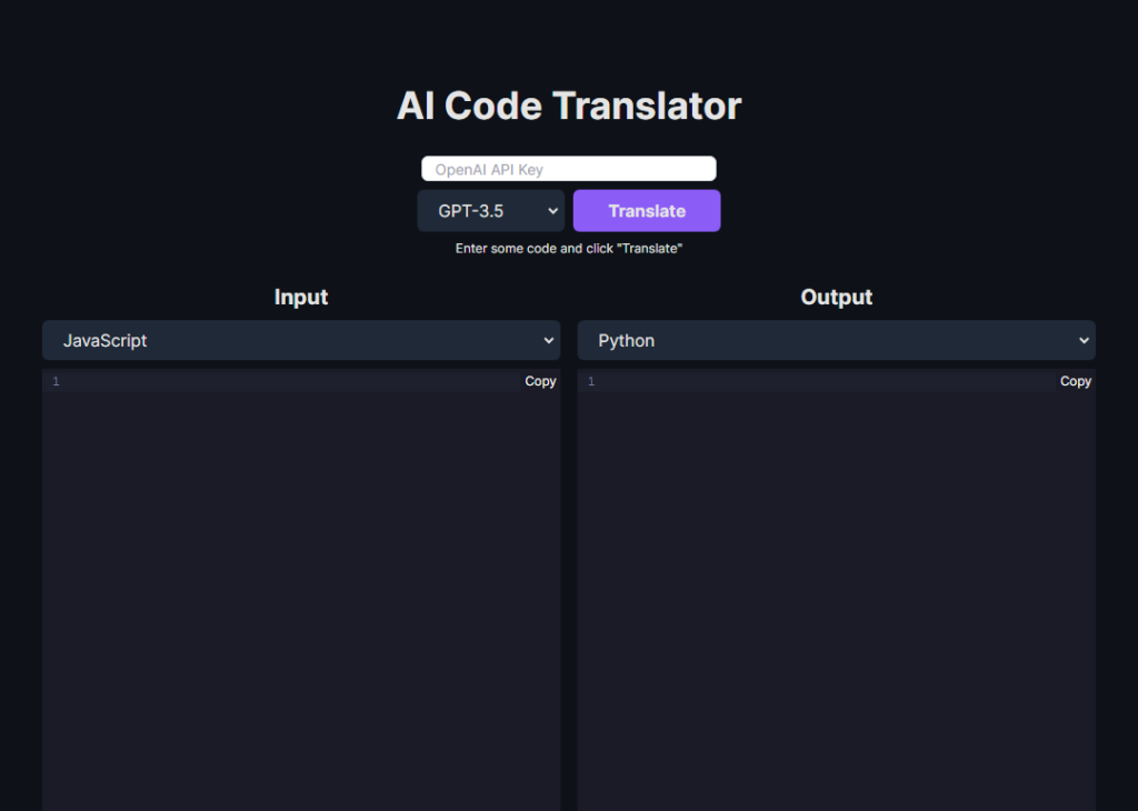 AI Code Translator