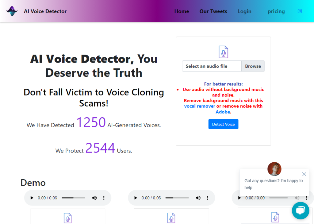 AI Voice Detector