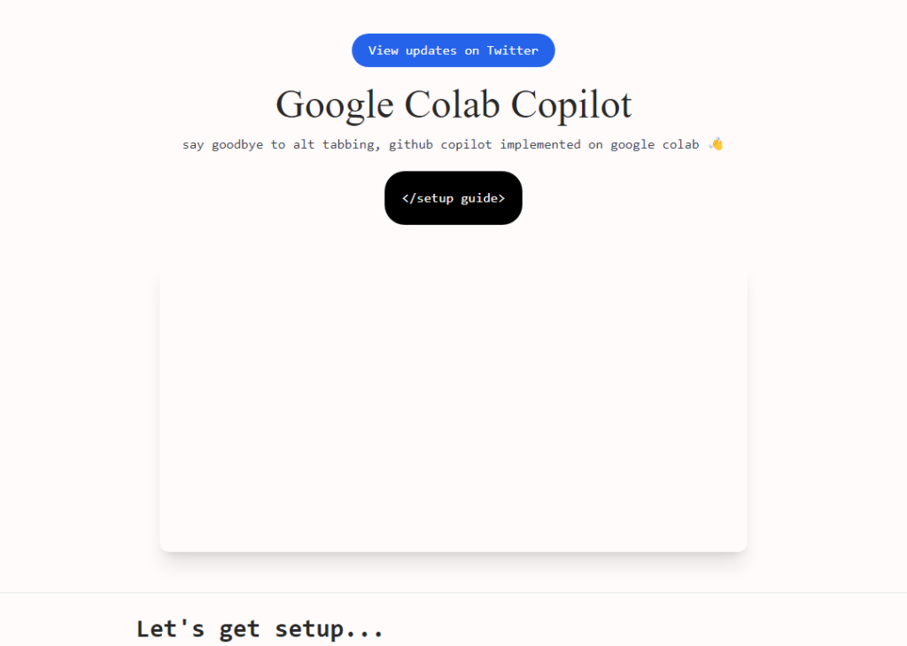 Google Colab Copilot