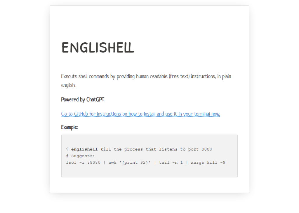 Englishell