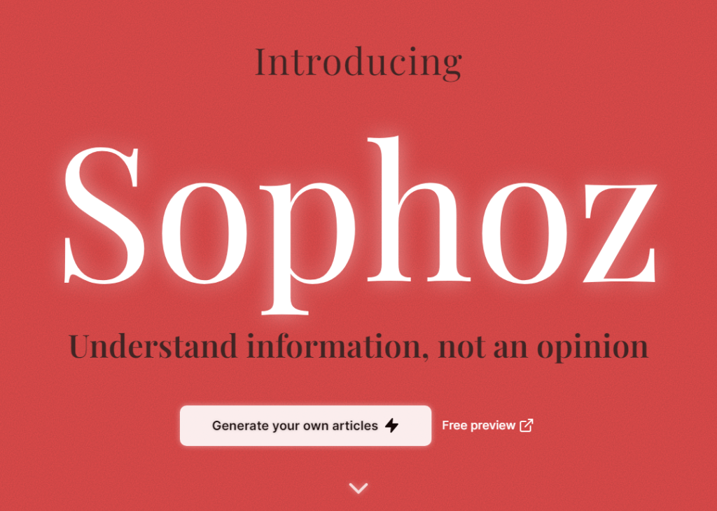 Sophoz