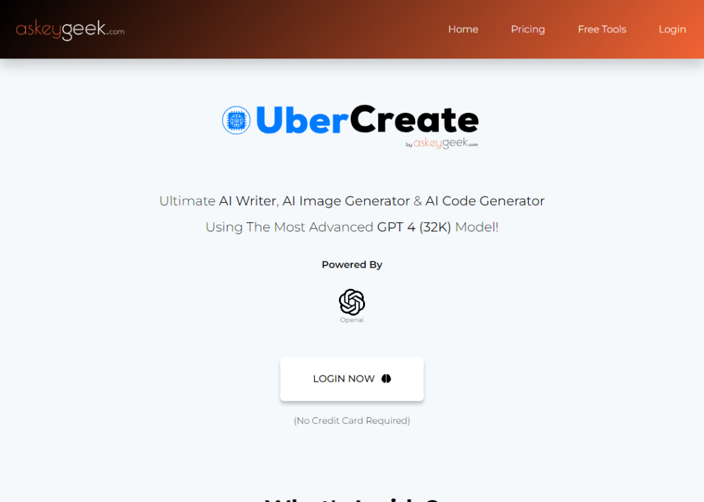 UberCreate