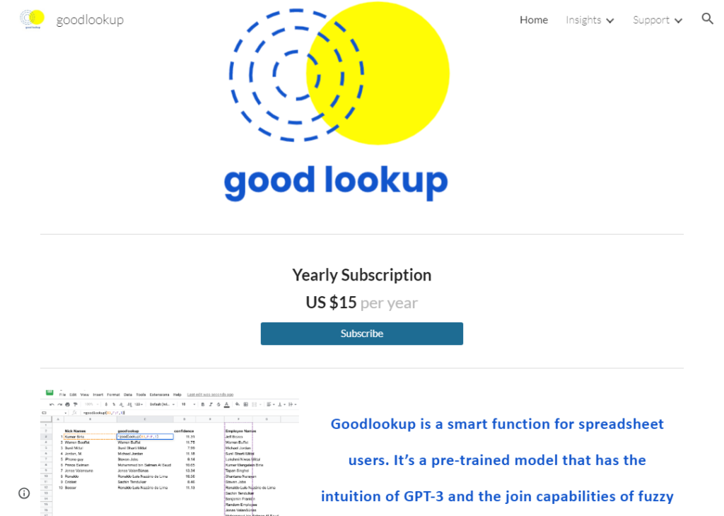 Goodlookup