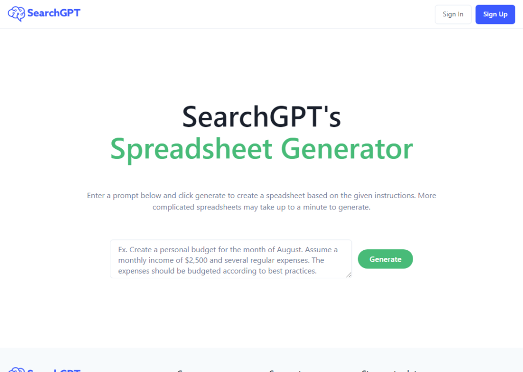 SearchGPT