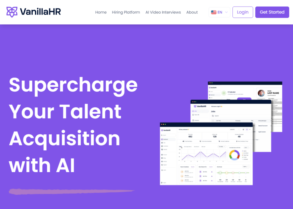 VanillaHR Hiring Platform