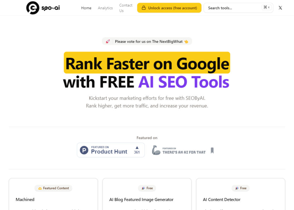 SEO AI Free