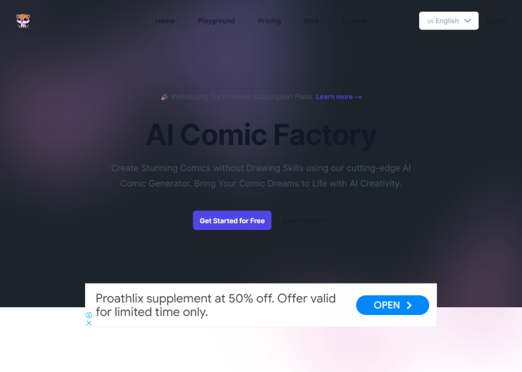 AI Comic Factory