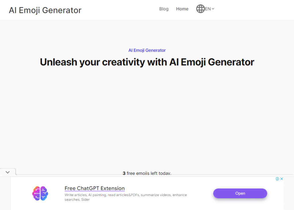 AI Emoji Generator