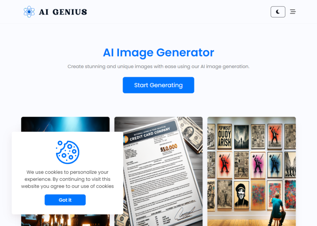 AI GENIUS – Image generator