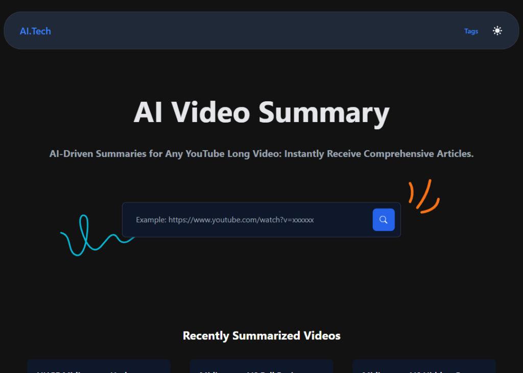 AI Video Summary Top