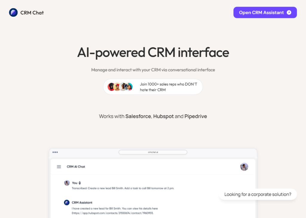 CRM Chat