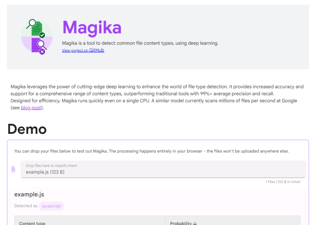 Magika by Google