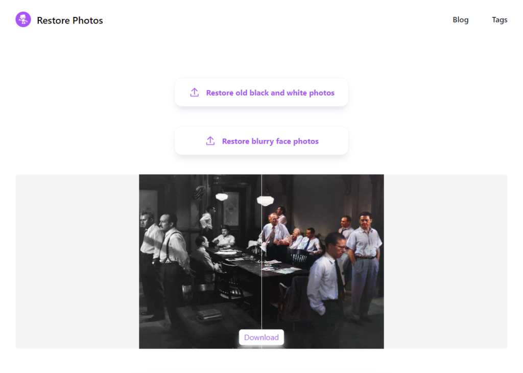 Restore Photos One