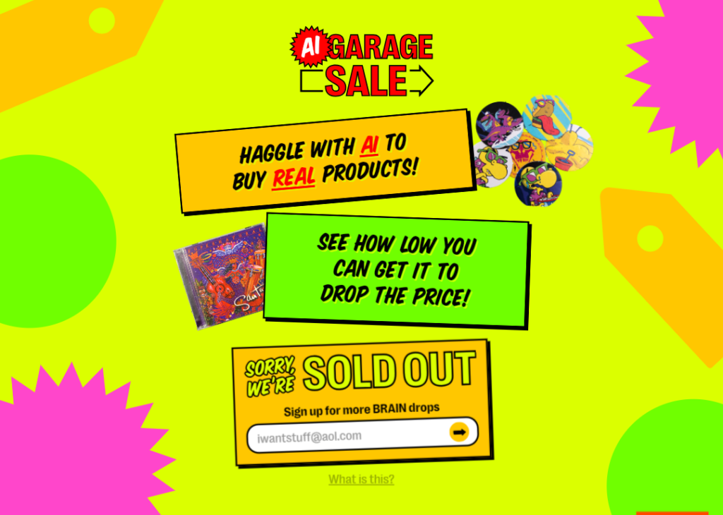 AI Garage Sale