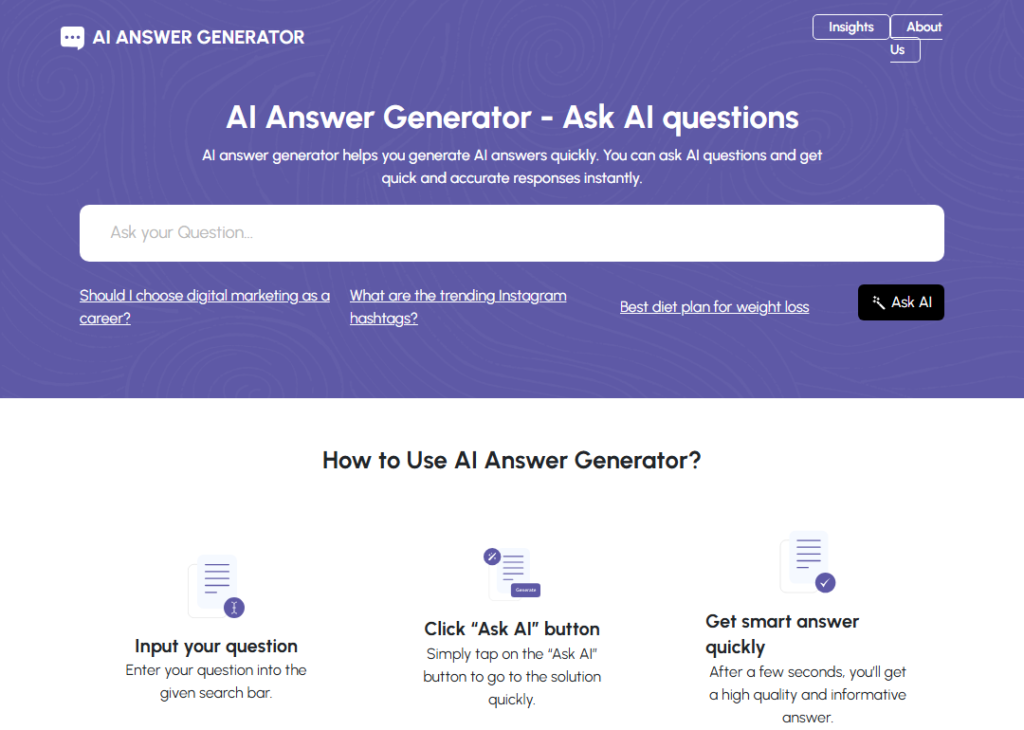 AI Answer Generator