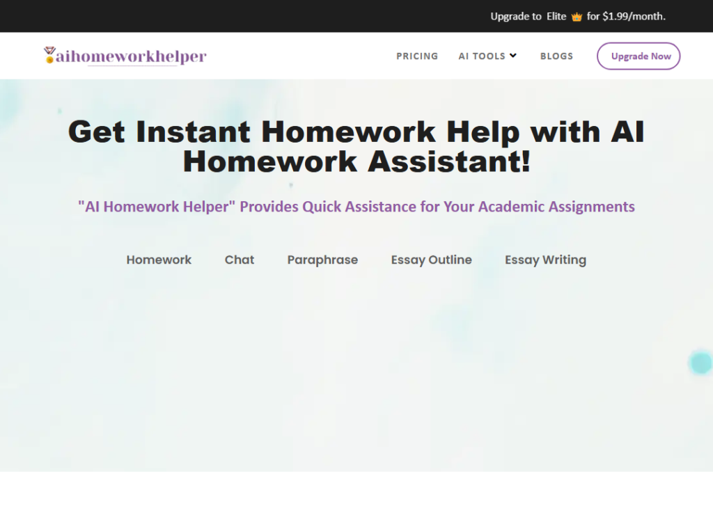 AI Homework Helper