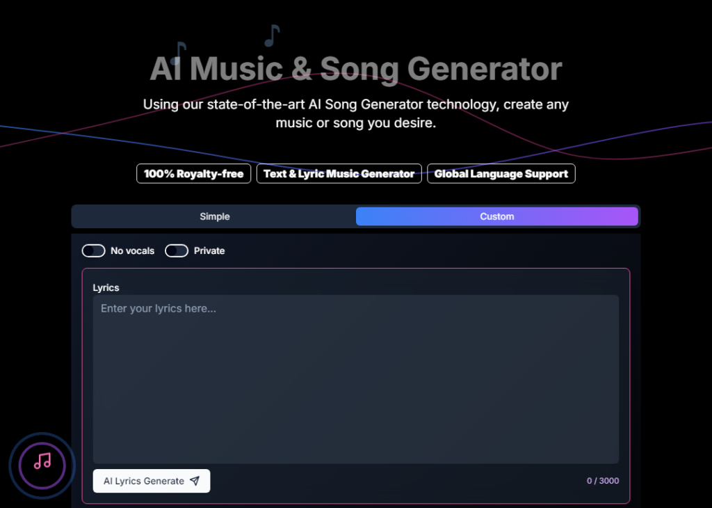 AI Song Generator