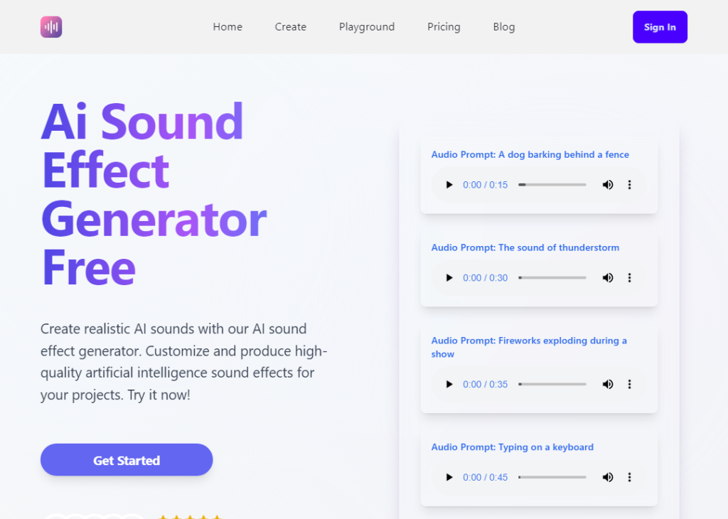 AI Sound Effect Generator