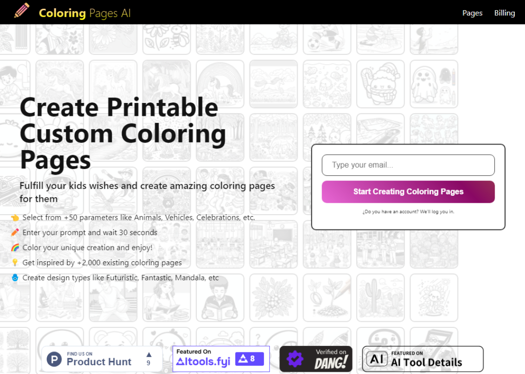 Coloring Pages AI