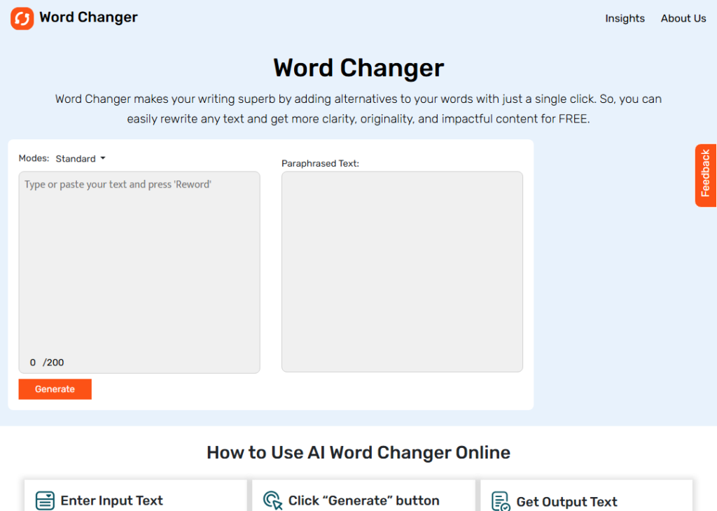 AI Word Changer