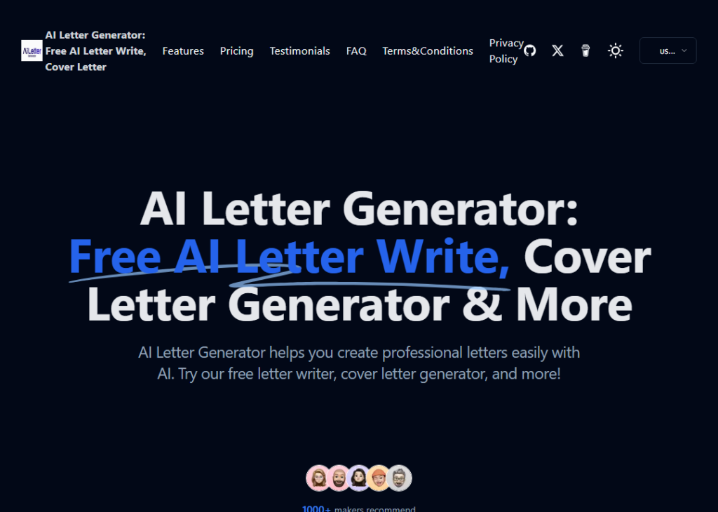 AI Letter Generator