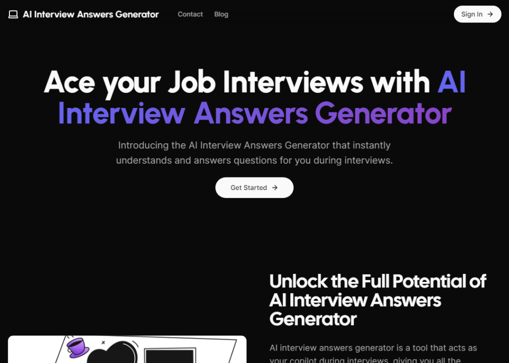 AI Interview Answers Generator