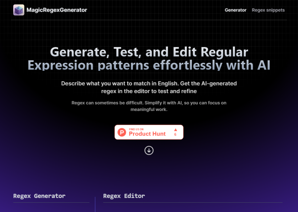 Magic Regex Generator