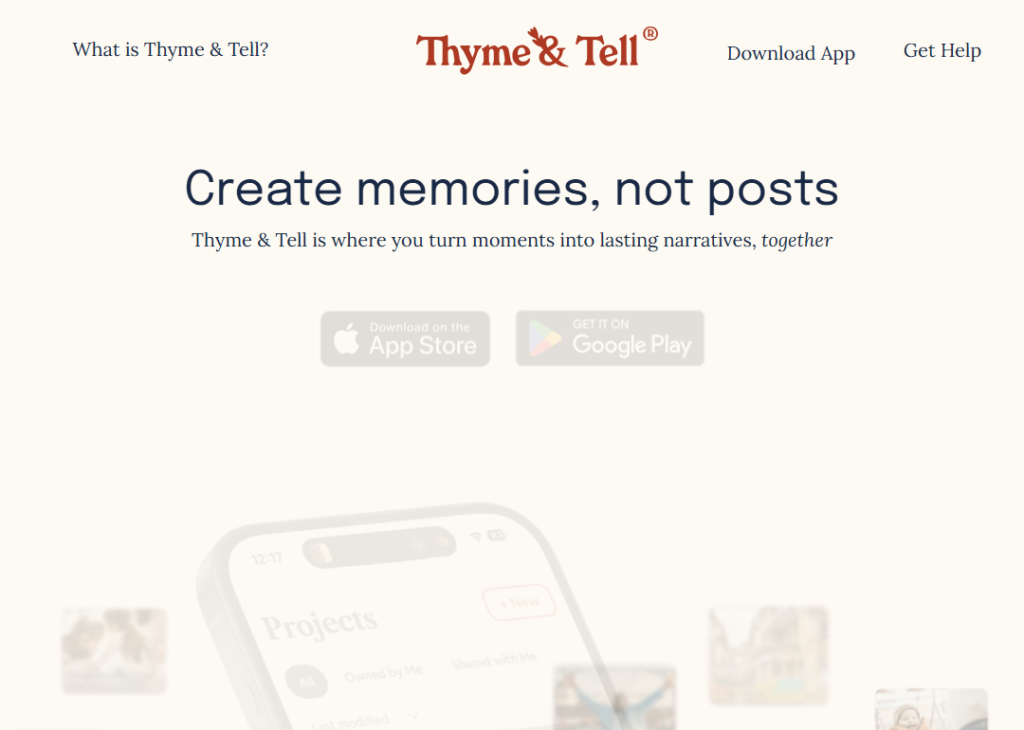 Thyme & Tell