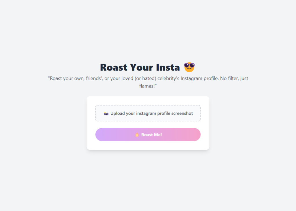 Roast Your Insta
